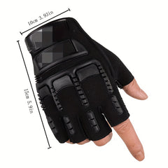 Men's Cycling Gloves Non slip Wear resistant Half Finger Protective Gloves