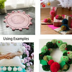 10pcs Yarn Pom Pom Hat Party Craft Decoration Accessories