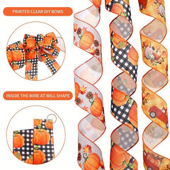 Halloween Holiday Decorations Pumpkin Maple Webbing Fall Maple