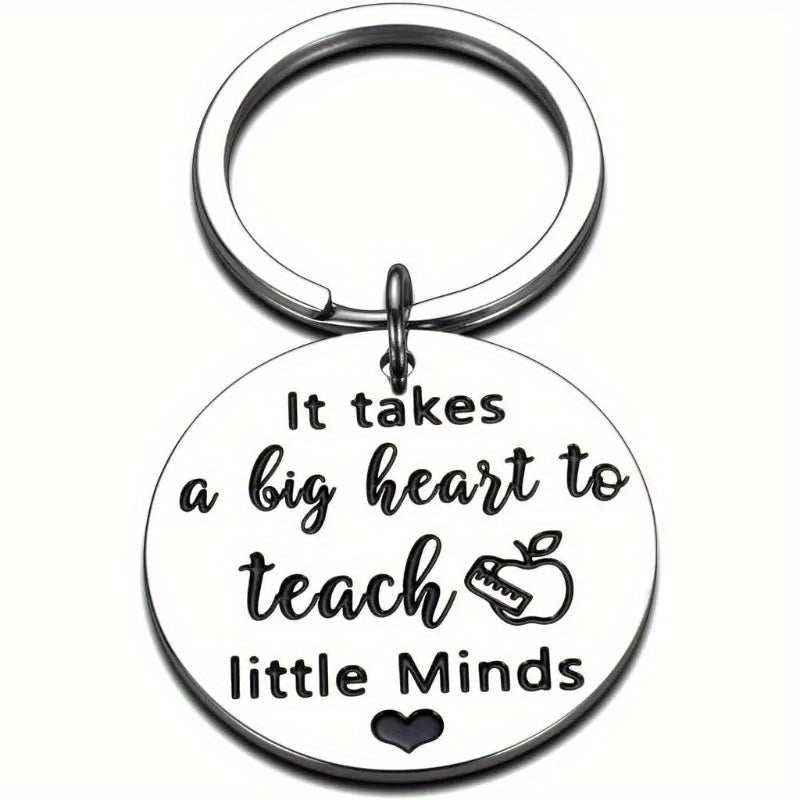 Stainless Steel Thank You Keychain For Teachers Graduation