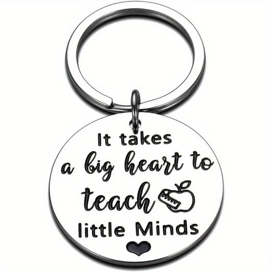 Stainless Steel Thank You Keychain For Teachers Graduation