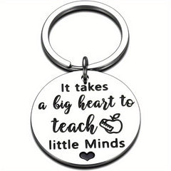 Stainless Steel Thank You Keychain For Teachers Graduation