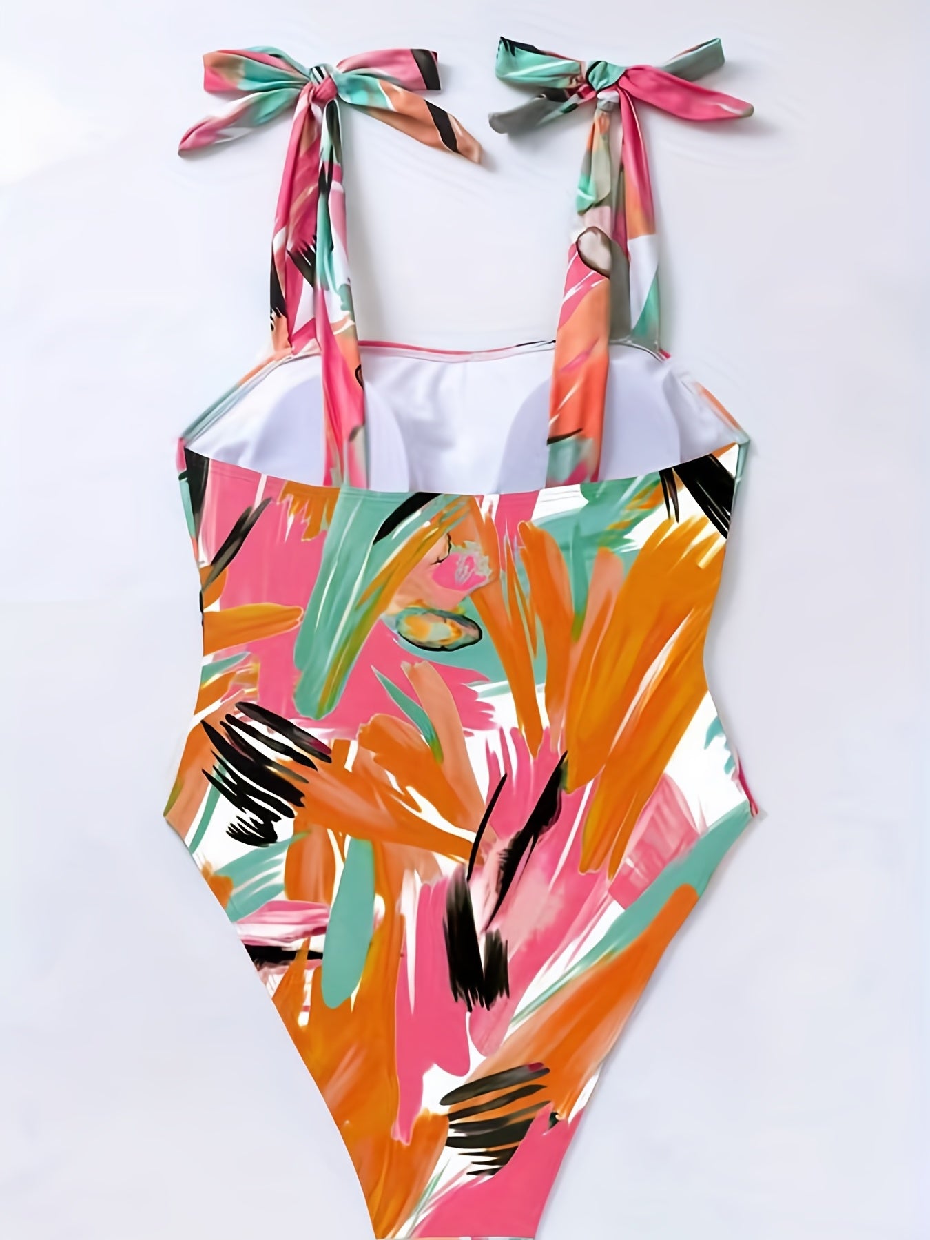 Tie Dye One Piece Swimsuit High Stretch