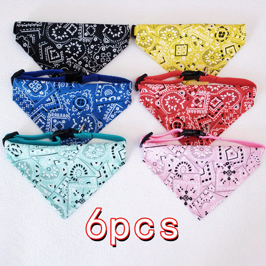 Floral Print Bandana for Small Pets Under 15lbs