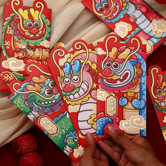 Year Of The Dragon Red Envelope Chinese Lucky Money Envelope