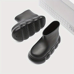 Women's Lightweight Short Rain Boots Casual Wear-resistant Rubber Shoes