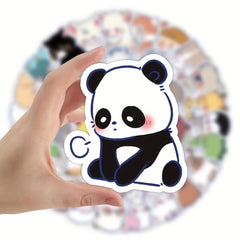 60pcs Animals PVC Sticker Packs for Kids Laptop Luggage Bike Notebook Decoration