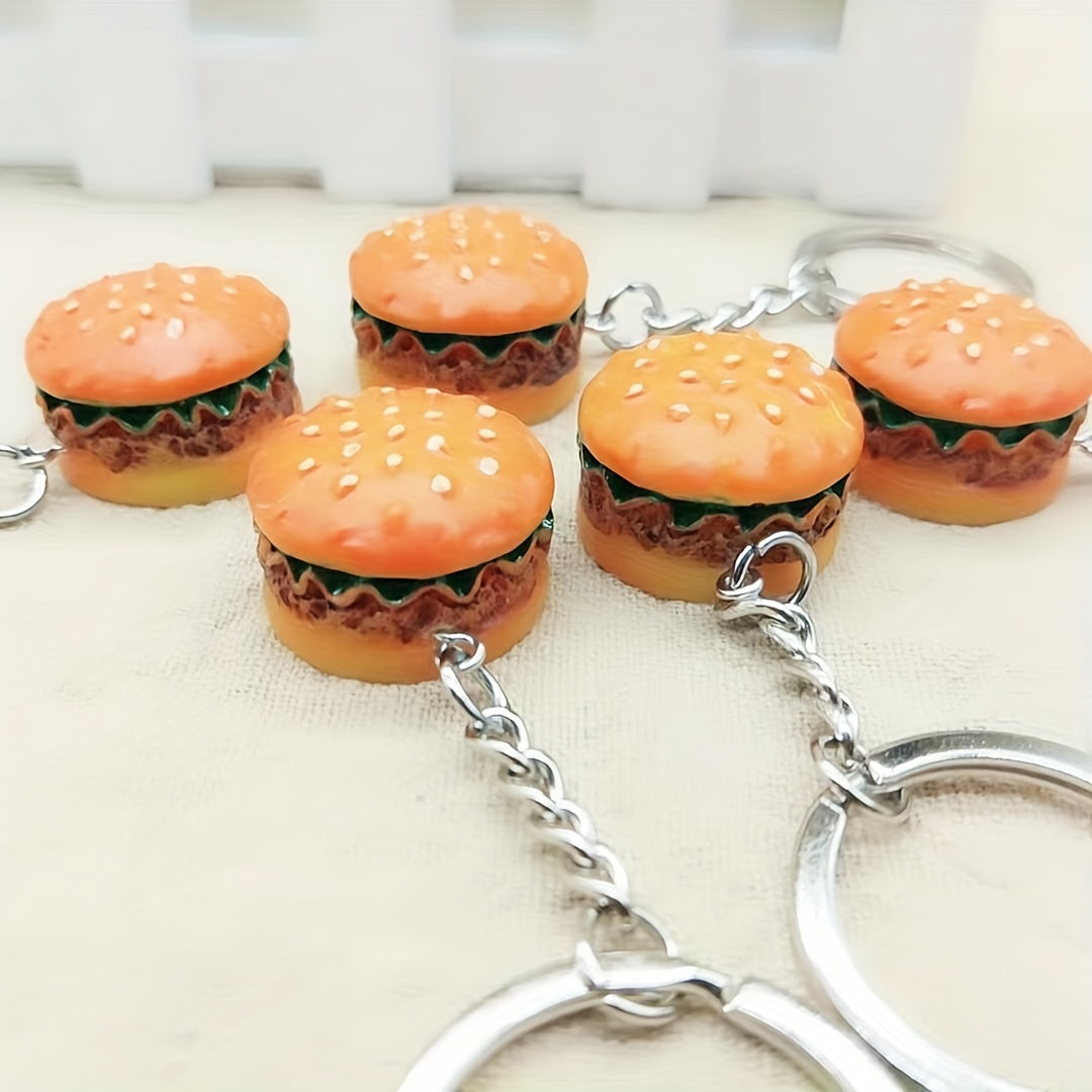 Hamburger Keychain Fun Gift for Kids