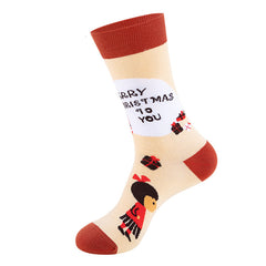 3 Pairs Women's Christmas Mixed Socks Bundle