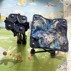 Floral Folding Chair for Outdoor Fun
