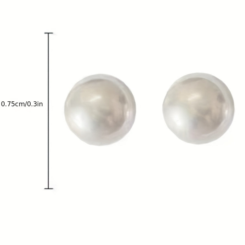 Vintage Style Pearl Brooch Flower Shape Pin For Ladies