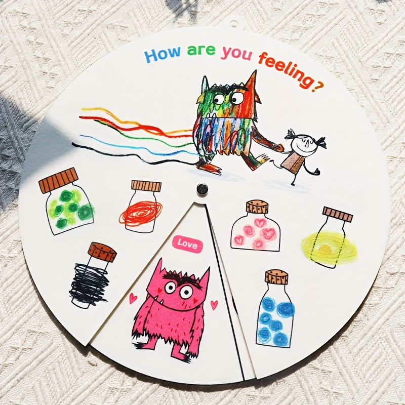 Large Emotion Wheel Teaching Aid for Classroom