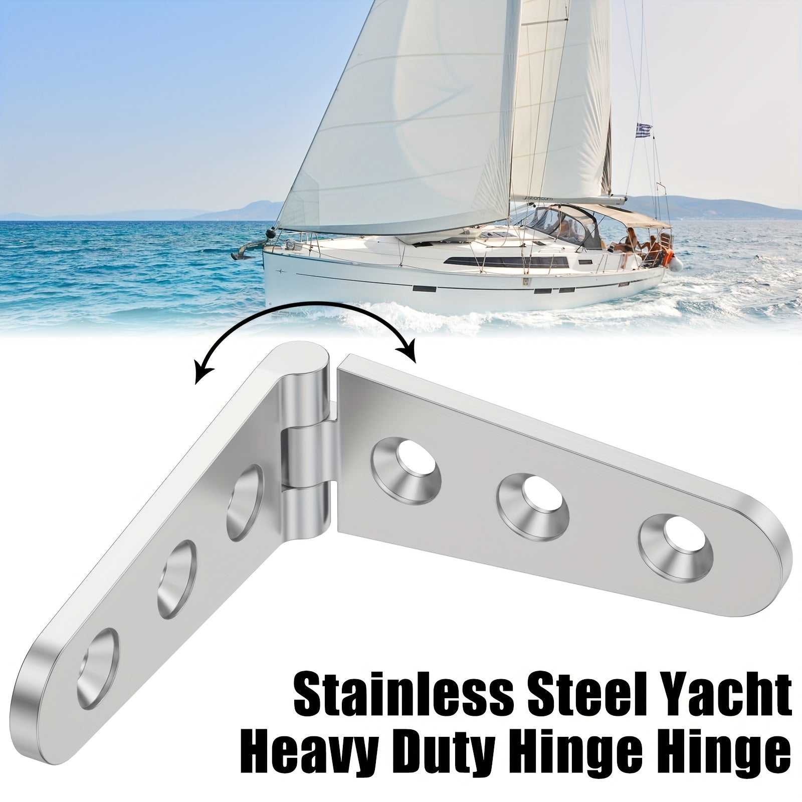 Heavy Duty Marine Strap Hinge Stainless Steel Boat Yacht Door Hardware