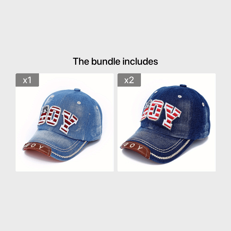 Vintage Distressed Denim Cap Baseball Cap Outdoor Traveling