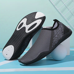 Men's Breathable Plaid Water Shoes for Hiking Fitness