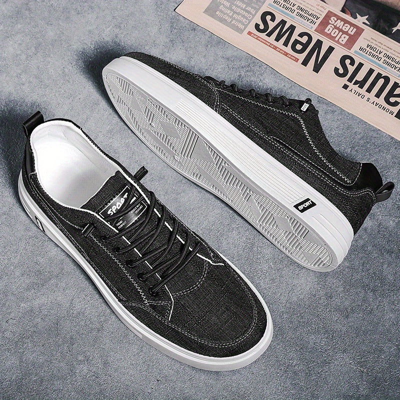 Men's Lace-up Low Top Sneakers Classic Casual Walking Shoes