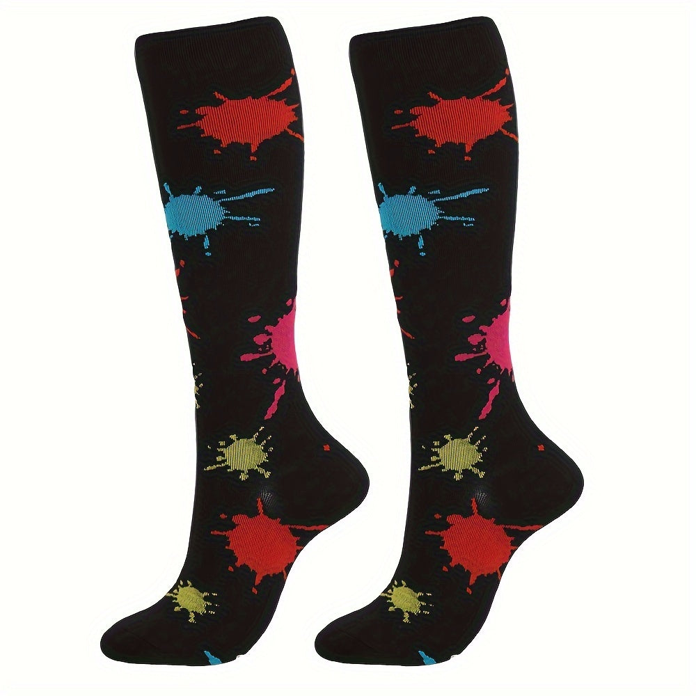 Compression Socks For Women Men Knee High for Nurses Running