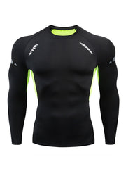 Men's High Stretch Compression Workout Shirt