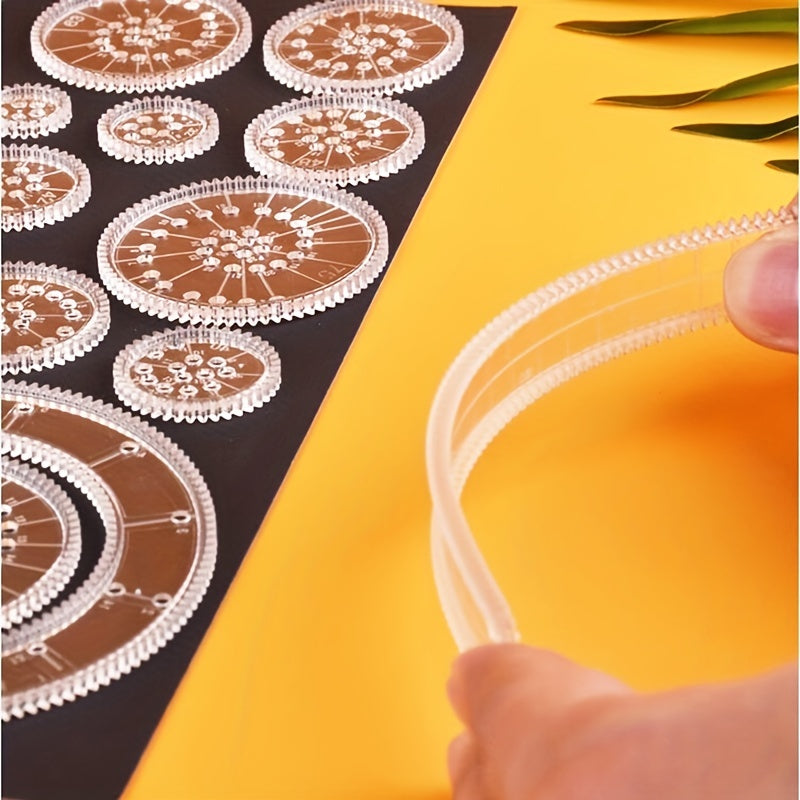 Interlocking Gears Wheels Spirograph Drawing Toy Set for Kids