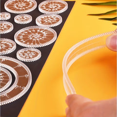 Interlocking Gears Wheels Spirograph Drawing Toy Set for Kids