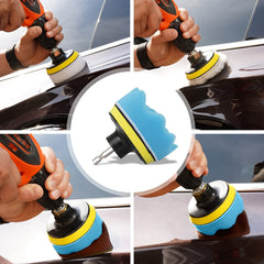 31pcs 7.62cm Buffing Sponge Polishing Pads Kit for Car Buffer Polisher