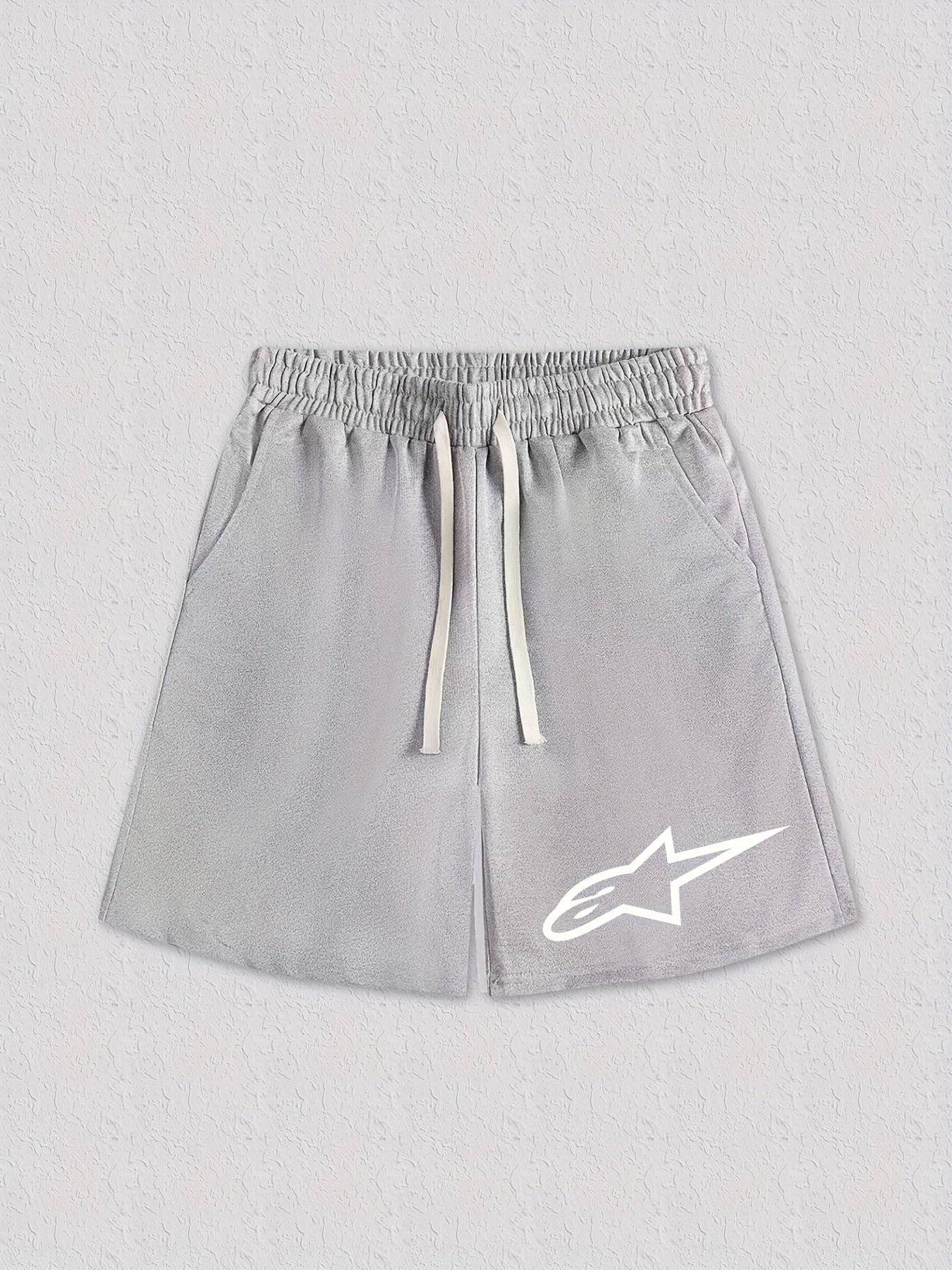 Men's Star Pattern Drawstring Shorts
