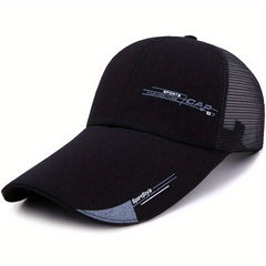 Men's Outdoor Sunshade Hat with Tidal Printing Breathable Mesh