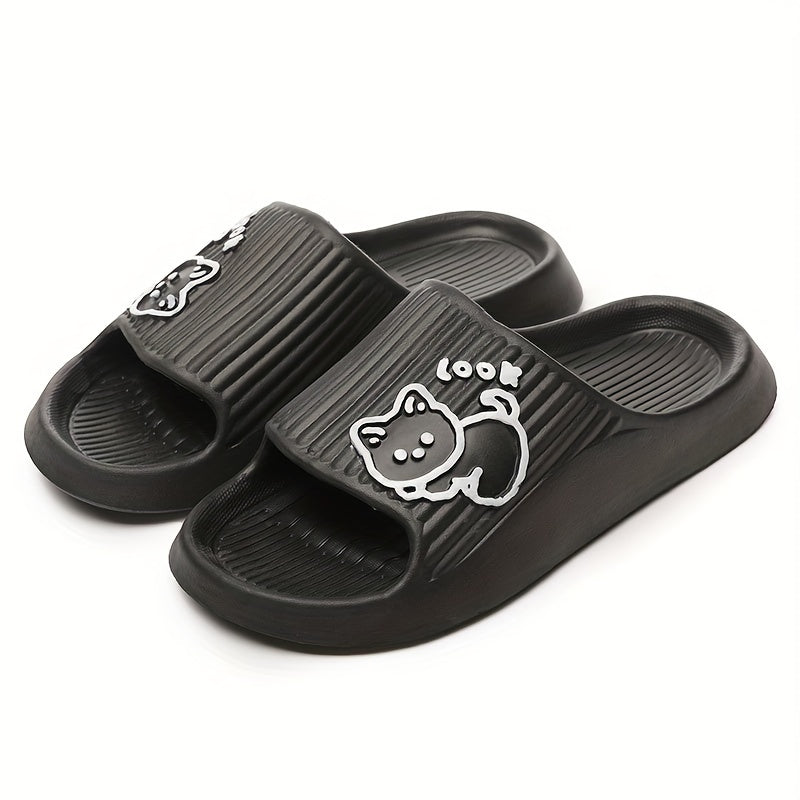 Men's Casual Puppy Slides Slip On Slippers Various Colors