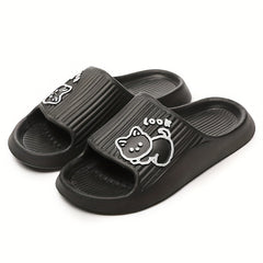 Men's Casual Puppy Slides Slip On Slippers Various Colors