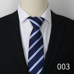 Men's Business Striped Pattern Ties - Pack of 3