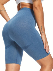 3 Pcs Seamless Yoga Shorts High Stretch Fitness Workout Tight Shorts Women
