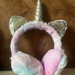 Unicorn Warm Earmuffs Winter Coldproof Rabbit Earmuffs