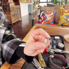 Titanium Quick Release Keyring Keychain for Camping Hiking