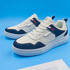 Women's Contrast Skate Shoes Lace Up Low Top Sneakers