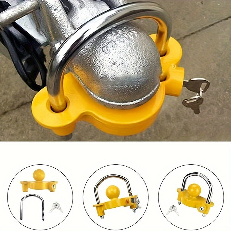 RV Car Hanging Trailer Lock Flower Basket U-shaped Anti-theft Lock