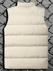 Men's Warm Winter Zipper Pockets Down Vest