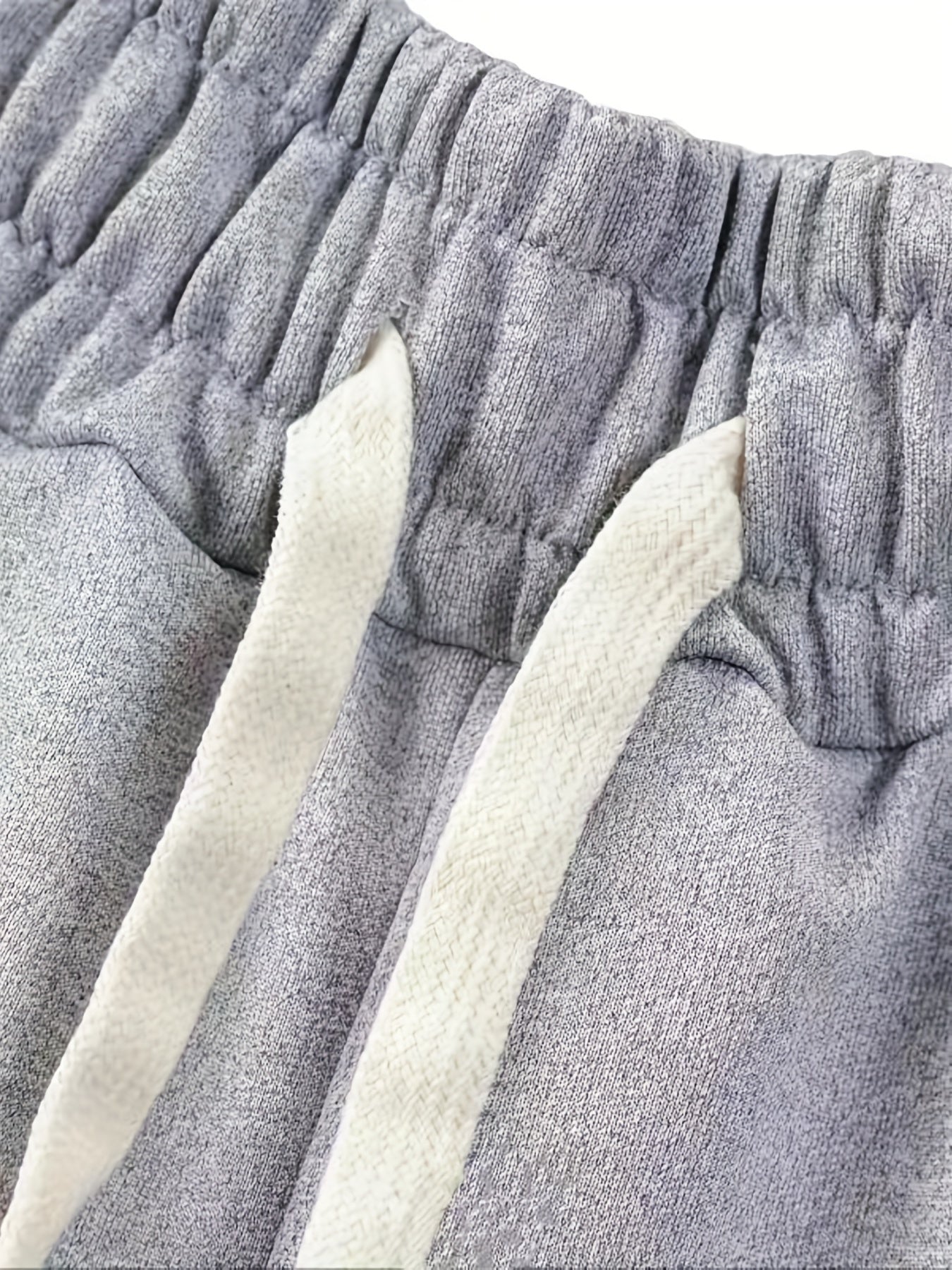 Men's Letter Print Drawstring Shorts for Summer