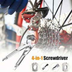 Kusonkey 4 in 1 Keychain Screwdriver Bit Tool for Men