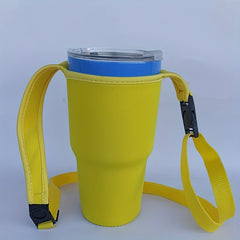 Neoprene Tumbler Carrier Cup Holder with Handle