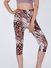 Leopard Print Skinny Stretchy Leggings High Waist Yoga Leggings