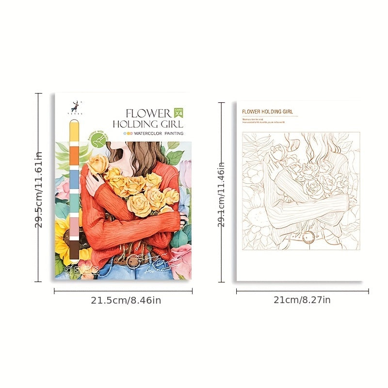 Watercolor Coloring Book for Relaxation and Fun