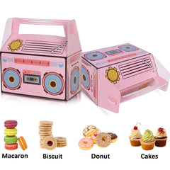 24pcs Music Radio Boomboxes Retro Radio Table Decorations