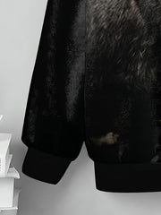 Rabbit 3D Print Boys Sweatshirt Long Sleeve Pullover Top