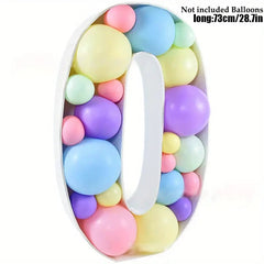 Large Birthday Figure Balloon Box Various Colors Halloween