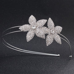 Flower Rhinestone Hairband Headband Princess Tiara Wedding Birthday