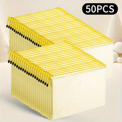 50pcs Zipper File Bag for Cross Stitch and Puzzle Project Storage