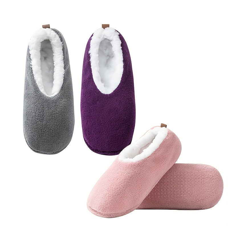 Plush Low Cut Floor Socks Soft & Warm Women's Stockings