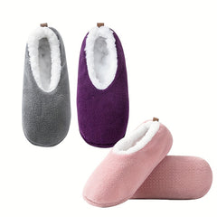 Plush Low Cut Floor Socks Soft & Warm Women's Stockings