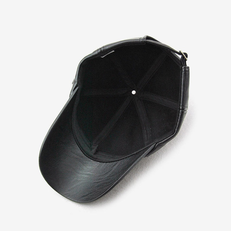 Men's PU Leather Baseball Cap