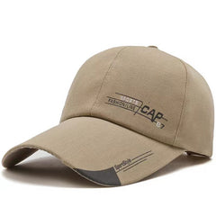 Men's Letter Print Baseball Cap Adjustable Hip Hop Trucker Sun Hat
